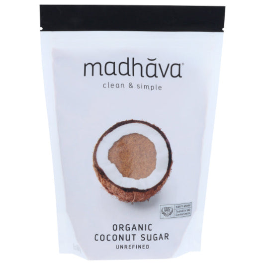 MADHAVA - ORGANIC SUGAR COCONUT BLONDE, 16 OZ - Pack of 6