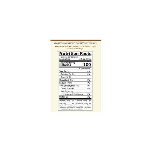 Malk - Original Organic Oat Malk, 32oz - back