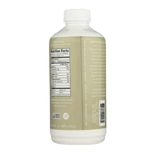 Malk - Pure Unsweetened Cashew Malk - back