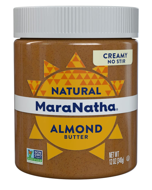 MaraNatha - Natural California Almond Butter Creamy, 12 oz | Pack of 6