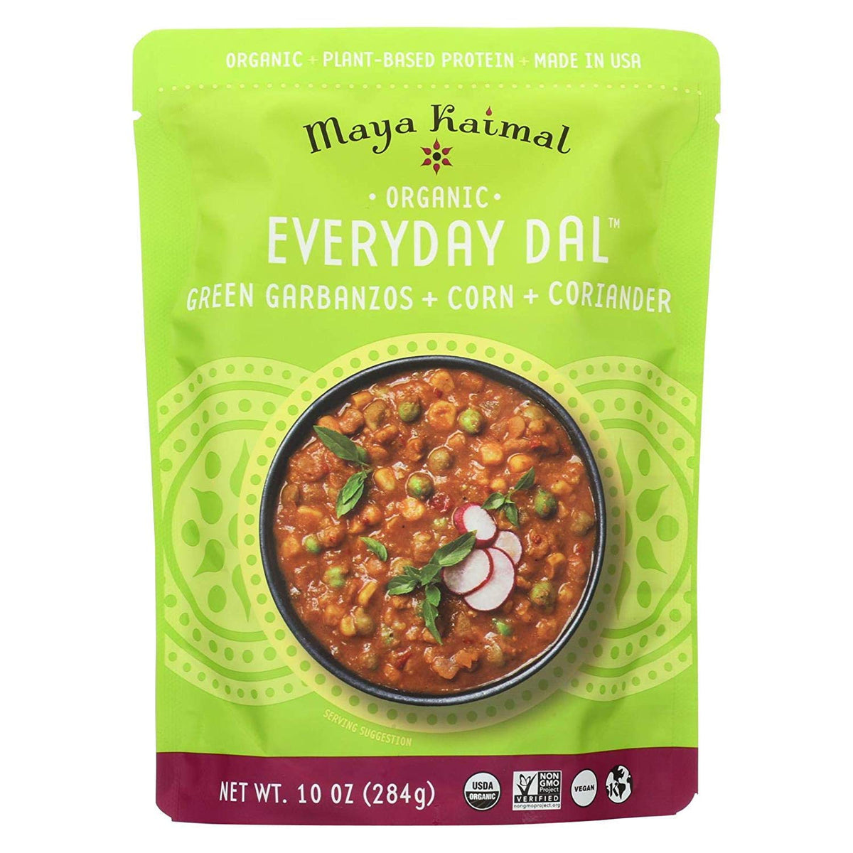 Maya Kaimal - Everyday Dal Green Garbanzos & Corn, 10oz
 | Pack of 6 - PlantX US