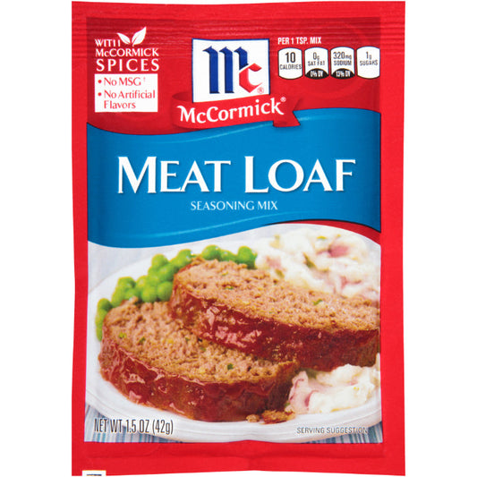 MC CORMICK - SEASONING MEAT LOAF 1.5 OZ - Pack of 12