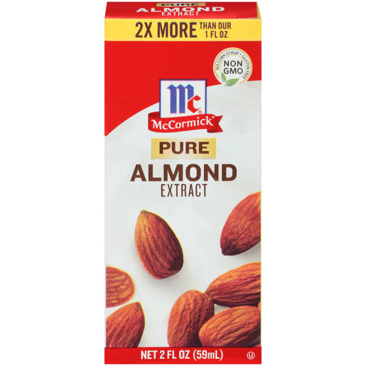 MC CORMICK SPICE EXTRACT ALMOND PURE 2 OZ - Pack of 6