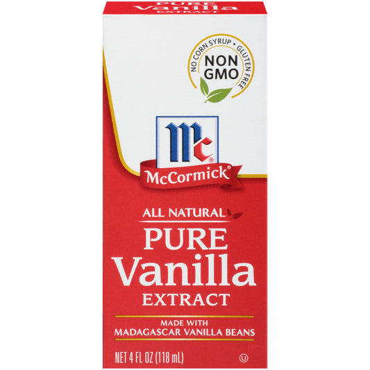 MC CORMICK VANILLA EXTRACT PURE 4 OZ - Pack of 6