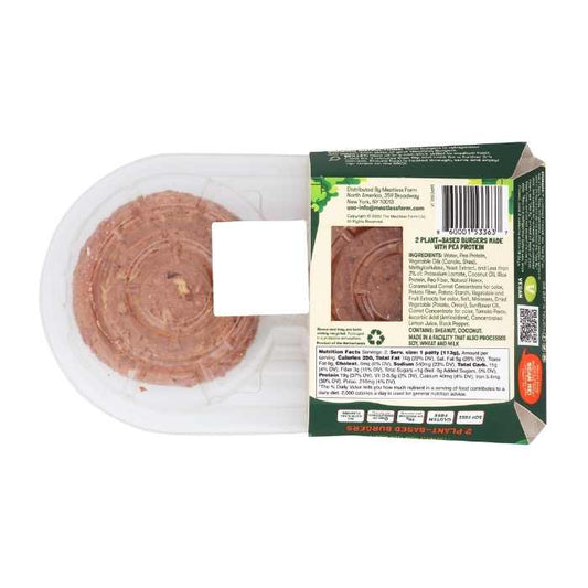 Meatless Farm - Meat-Free Burgers, 2-Pack - back