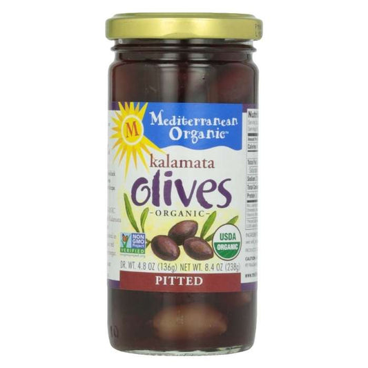 Mediterranean Organic - Pitted Kalamata Olives, 8.1oz - front