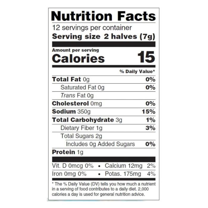 Mediterranean Organics - Sundried Tomatoes, 3oz - back
