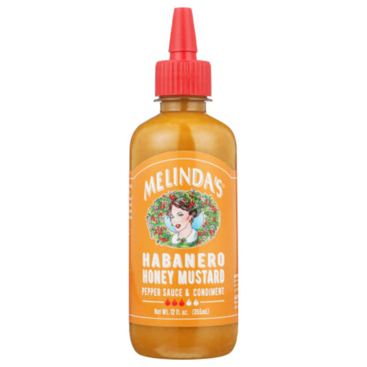 MELINDAS SAUCE HABANERO HNY MSTRD 12 OZ - Pack of 6