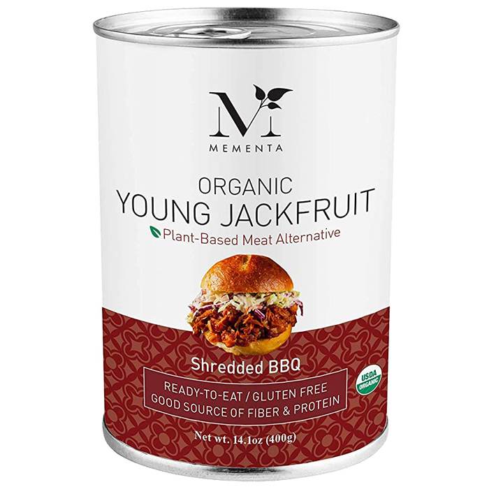 Mementa - Canned Fruit Jackfruit Shredded BBQ, 14.1 oz