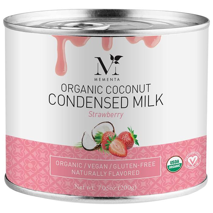 Mementa - Condensed Milk Coconut Strawberry , 7 oz