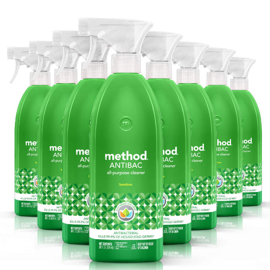 METHOD HOME CARE - ANTIBAC ALL-PURPOSE CLEANER BAMBOO, 28 FO | Pack of 8
