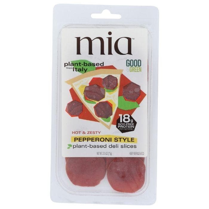 Mia - Pepperoni Plant-Based Deli Slices, 2.5oz