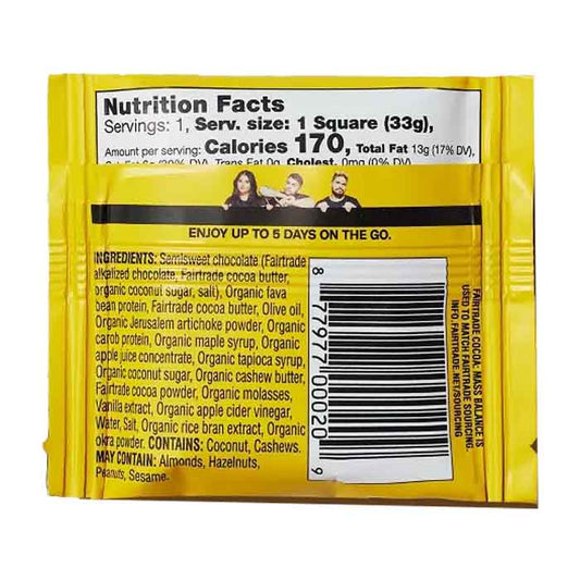 Mid Day Squares - Bar Cookie Dough, 1.16oz  Pack of 12 - back