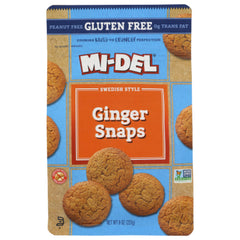 MIDEL COOKIE GF SNAP GINGER 8 OZ - Pack of 8