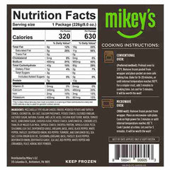 Mikey's - Cheeze Pizza Plant-Based Pockets, 8oz - back