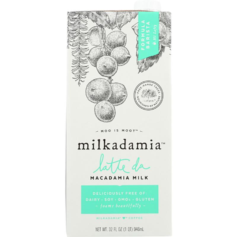 Milkadamia Macadamia Milk Barista Latte, 32 oz