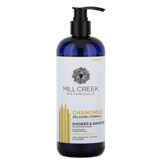 Mill Creek Botanicals - Shower & Shave Gel Chamomile, 14 fl oz - front