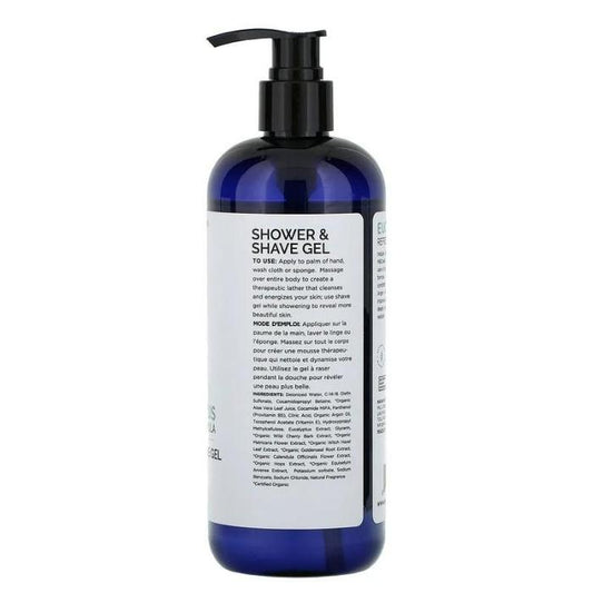 Mill Creek Botanicals - Shower & Shave Gel Lavender, 14 fl oz - back