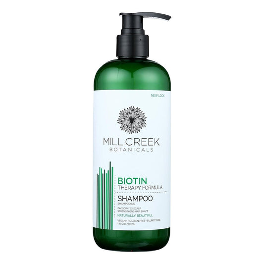 Millcreek - Botanicals Biotin Shampoo, 14 FZ | Pack of 3