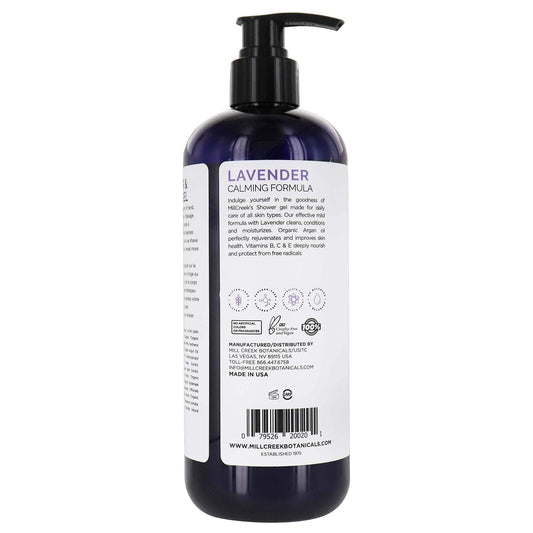 Millcreek - Botanicals Shower & Shave Gel Lavender, 14 Oz