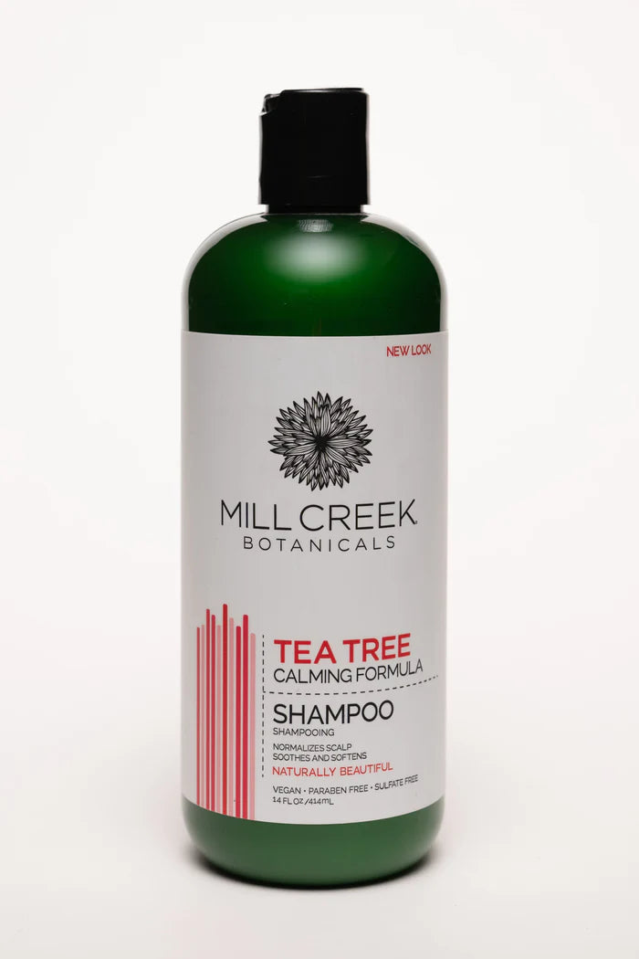 Millcreek - Botanicals Tea Tree Shampoo, 14 Floz | Pack of 3