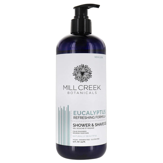 Millcreek - Eucalyptus Shower & Shave Gel, 14 Oz