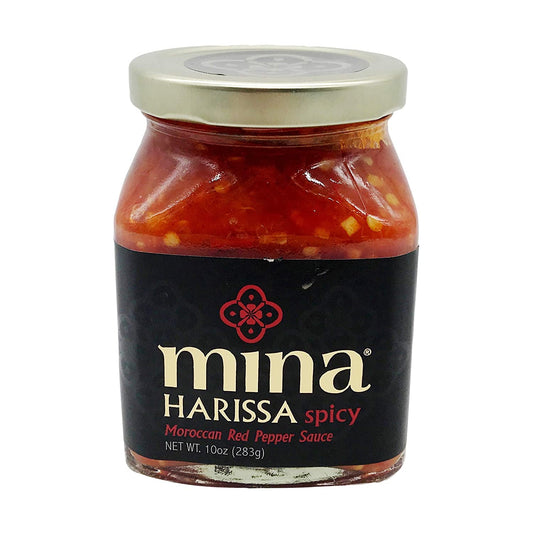 Mina Harissa Spicy Moroccan Red Pepper Sauce 10 Oz
 | Pack of 12 - PlantX US