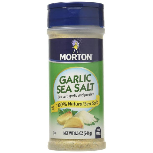 Mortons Sea Salt & Garlic 8.5 Oz - Pack Of 12