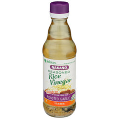 NAKANO - VINEGAR RICE GARLIC 12 OZ - Pack of 6