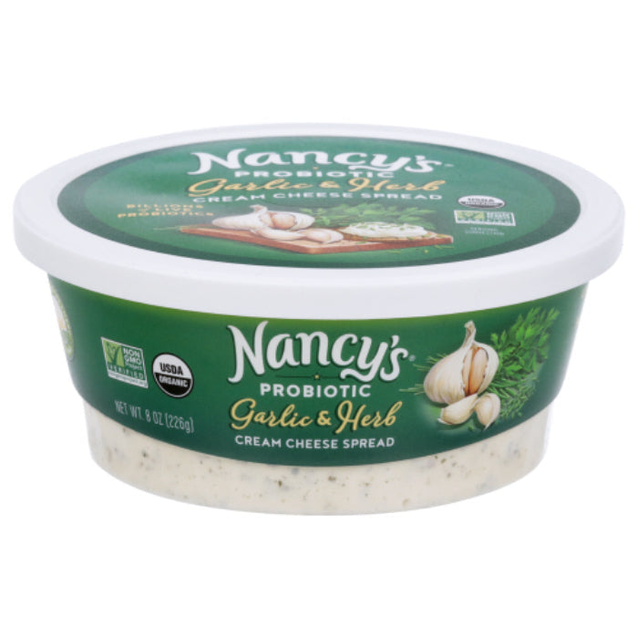 NANCYS - CREAM CHEESE GRLC&HRB ORG 8 OZ - Pack of 6