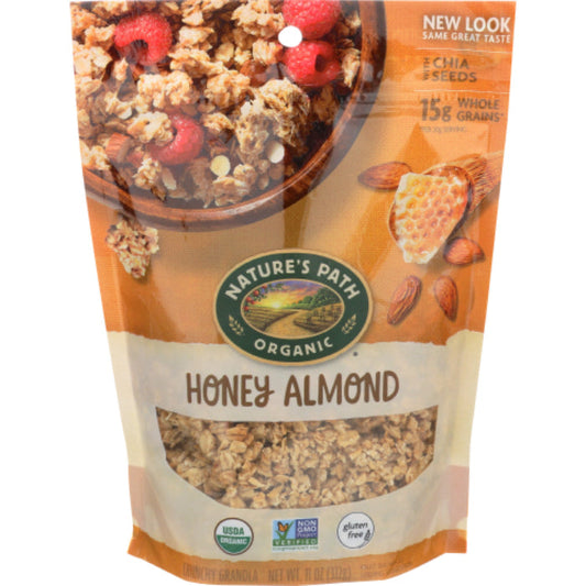 NATURES PATH GRANOLA GF HNY ALMND ORG 11 OZ - Pack of 8