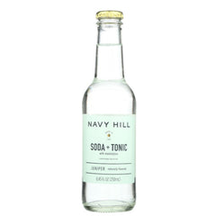 Navy Hill - Juniper Tonic Soda, 33.8Floz - Pack of 6