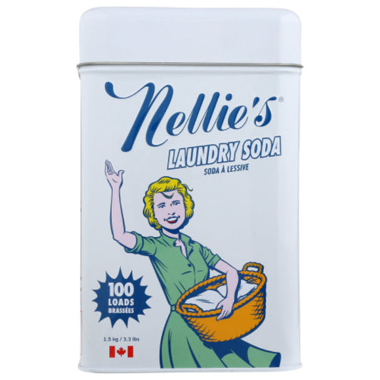 NELLIES ALL NATURAL LAUNDRY DTRGNT 100 LOAD 3.3 LB - Pack of 6