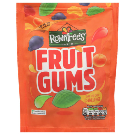 Nestle Candy Fruit Gums Pouch, 5.3 oz - Pack Of 10