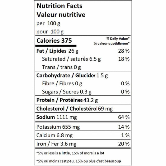 Nabati - Plant-Based Chicken Burger, 8.11oz - back