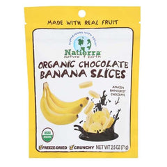 Natierra - Organic Freeze-Dried Chocolate-Covered Fruit Banana Slices