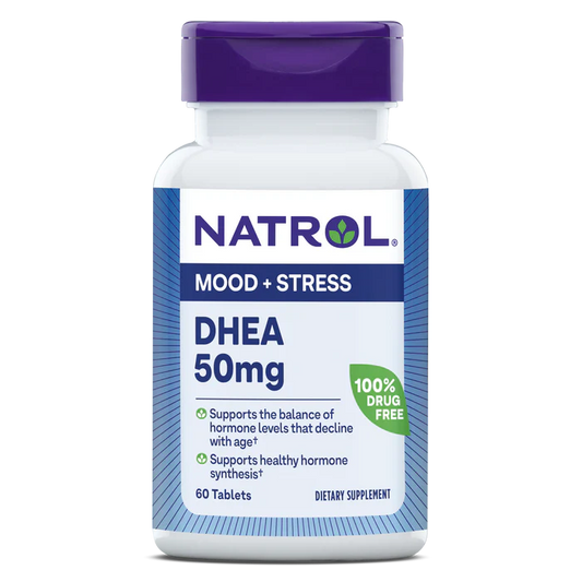 Natrol - Brain Vitality & Anti-Aging DHEA 50 Mg, 60ct