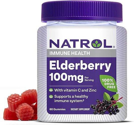 Natrol - Elderberry 100mg Immune Health Gummy - 60ct