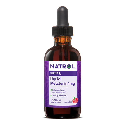 Natrol - Liquid Melatonin Sleep Aid, 1mg, 2 FO