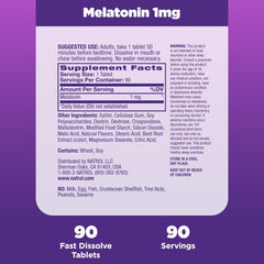 Natrol - Melatonin - 1 Mg - 90 Tablets