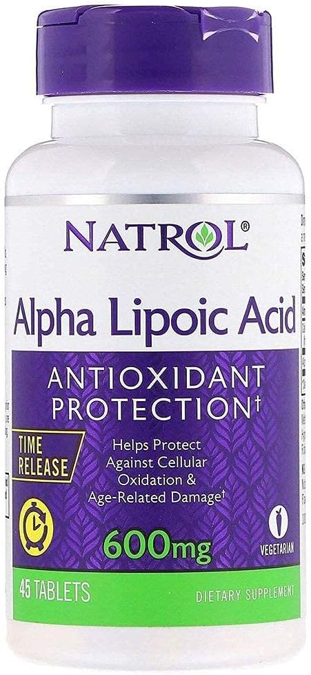 Natrol Alpha Lipoic Acid 600mg, 45.0 Ea