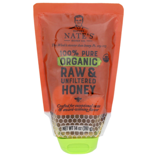 NATURE NATES HONEY POUCH 14 OZ - Pack of 6