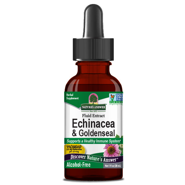 Nature's Answer - Echinacea-Goldenseal - Alcohol Free, 1 Oz