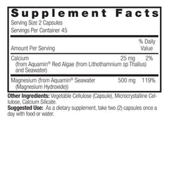 Nature's Answer - Plant Based Magnesium 500 Mg. - 90 Vegetarian Capsules