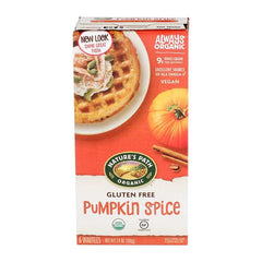 Nature's Path - Gluten-Free Pumpkin Spice Waffles, 7.4oz - Front