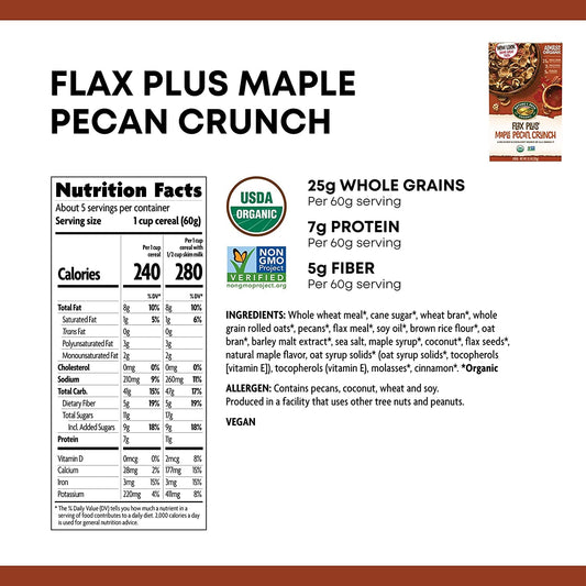 Nature's Path-Cereal Flax Maple Pecan Crunch, 11.5 oz