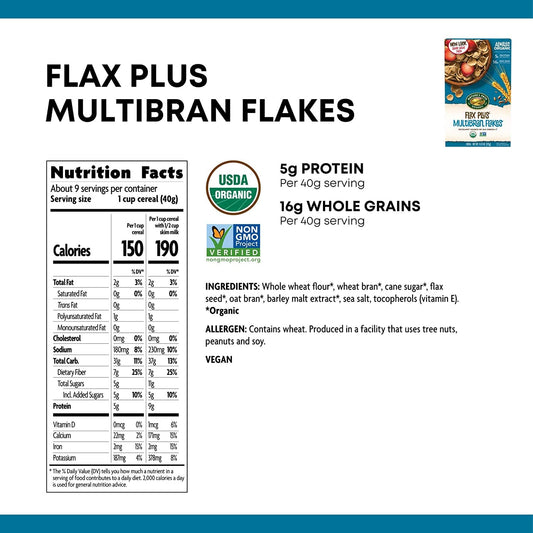 Nature's Path-Cereal Flax Multibran Flakes, 13.25 oz