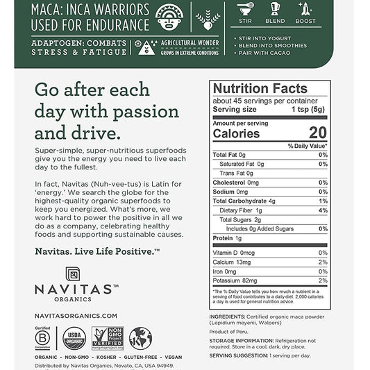 Navitas-Maca Powder, 8 oz