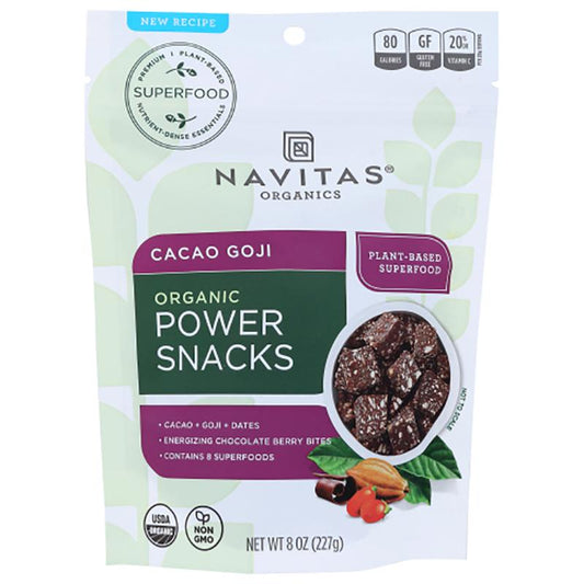 Navitas Power Snacks - Cacao Goji, 8 oz