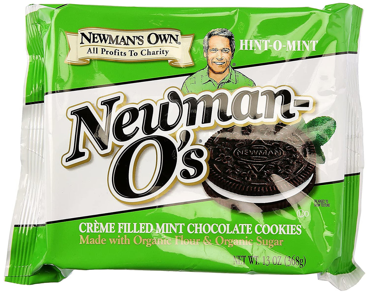 Newman's Own Organics Cookie O Mint Creme, 13 oz
 | Pack of 6 - PlantX US